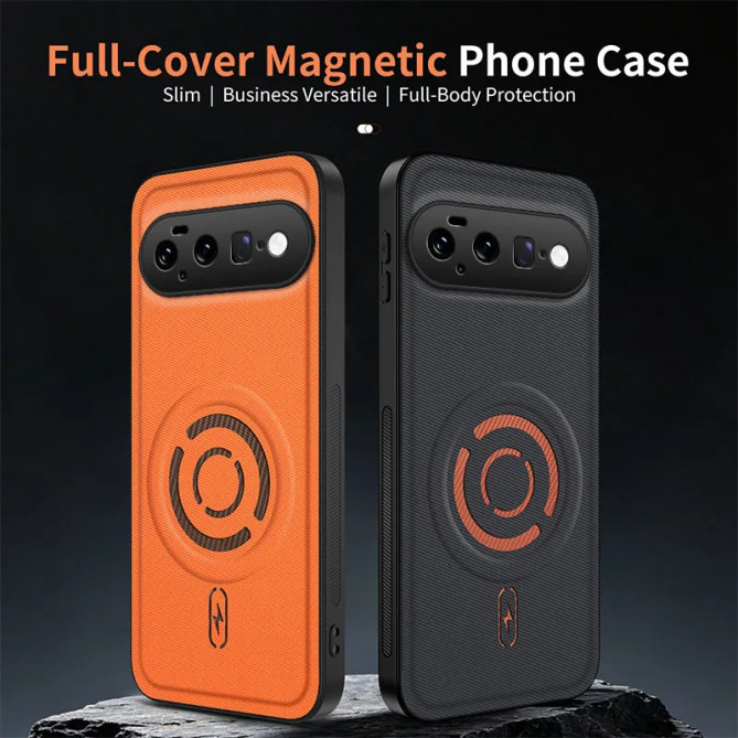 Coque Google Pixel 11 KJB Tissu Antidérapant Magnétique