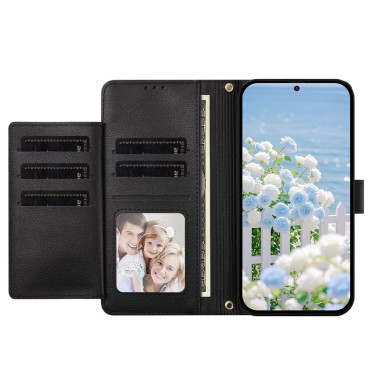 Housse Google Pixel 11 Pro XL Fleurs Papillons Zip Bandoulière