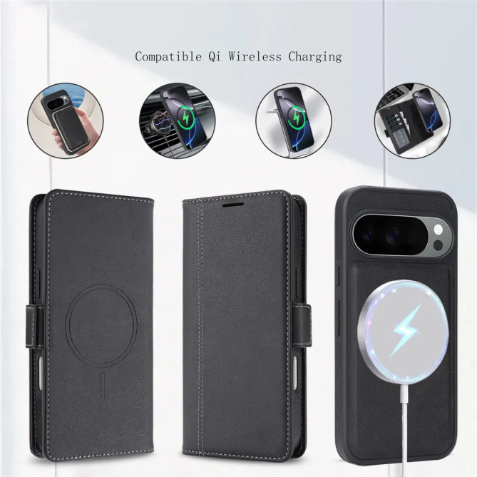 Housse Google Pixel 11 / Pixel 11 Pro Portefeuille Détachable