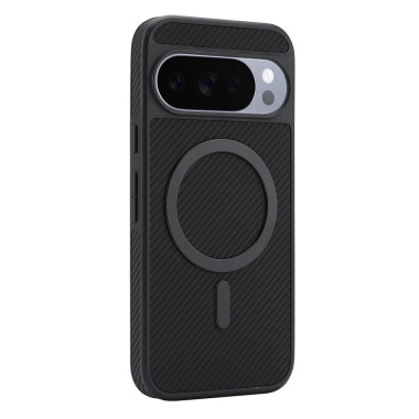 Coque Google Pixel 11 / 11 Pro Texture Carbone Antichoc Magnétique