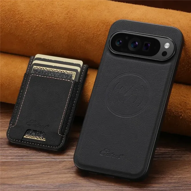 Coque Google Pixel 11 SUTENI H17 avec porte-cartes amovible