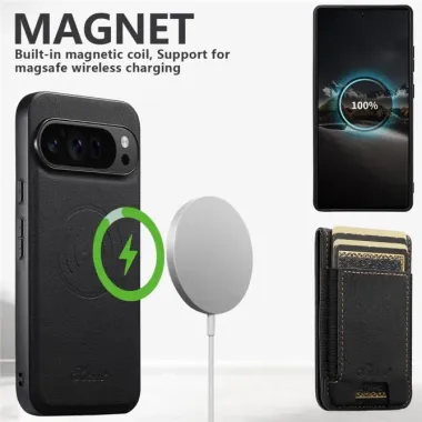Coque Google Pixel 11 Pro SUTENI H17 avec porte-cartes amovible