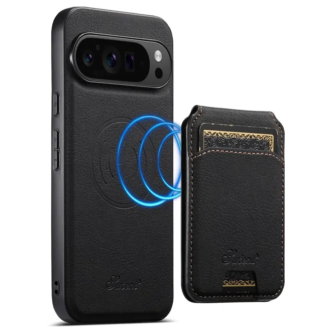 Coque Google Pixel 11 SUTENI H16 avec porte-cartes amovible