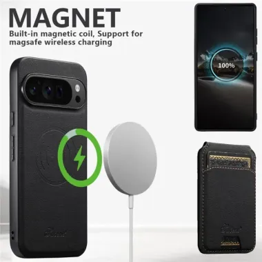 Coque Google Pixel 11 Pro SUTENI H16 avec porte-cartes amovible