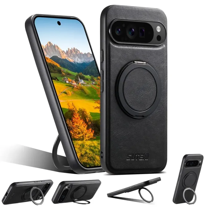 Coque Google Pixel 11 Pro SUTENI G3 magnétique avec anneau rotatif
