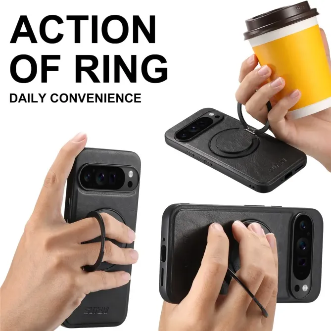 Coque Google Pixel 11 Pro SUTENI G3 magnétique avec anneau rotatif