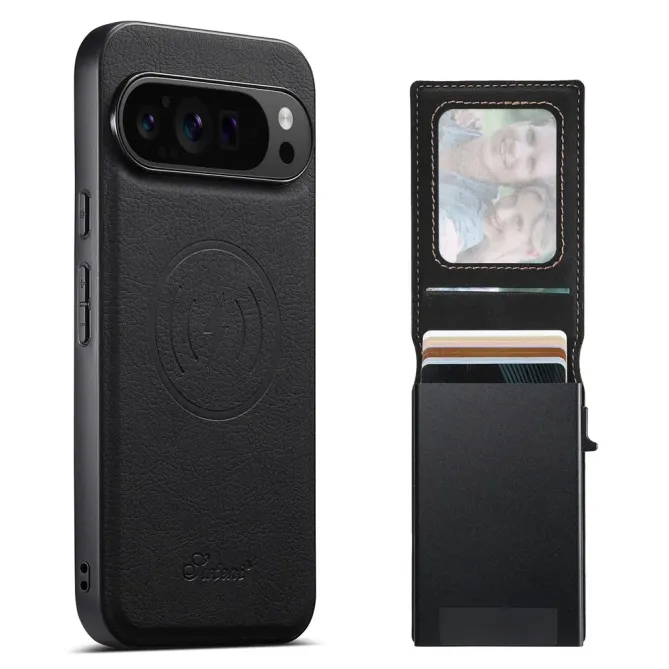 Coque Google Pixel 11 SUTENI H19 avec porte-cartes magnétique 6 à 8 cartes