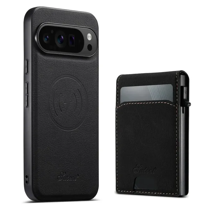 Coque Google Pixel 11 SUTENI H19 avec porte-cartes magnétique 6 à 8 cartes