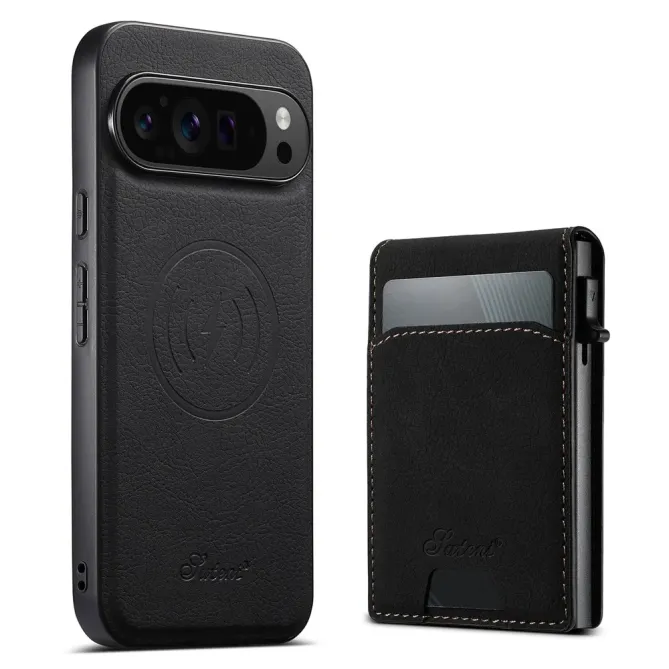 Coque Google Pixel 11 Pro SUTENI H19 avec porte-cartes magnétique 6 à 8 cartes