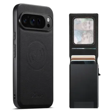 Coque Google Pixel 11 Pro XL Série H19 avec porte-cartes magnétique 6 à 8 cartes