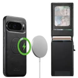 Coque Google Pixel 11 Pro SUTENI H19 lisse avec porte-cartes magnétique