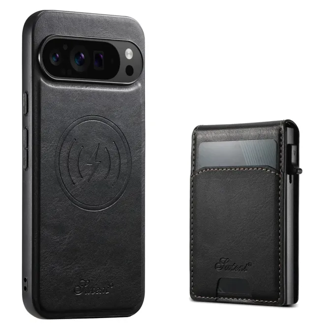 Coque Google Pixel 11 Pro SUTENI H19 lisse avec porte-cartes magnétique