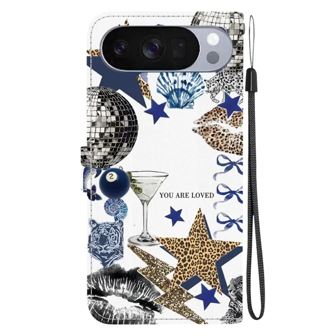 Housse Google Pixel 11 / 11 Pro Nœuds étoilés léopard
