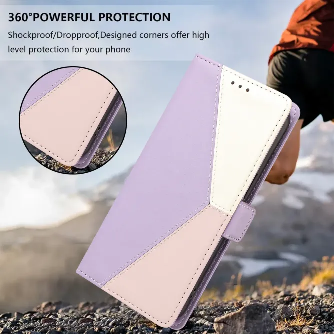 Housse Google Pixel 11 / 11 Pro tricolore anti-RFID avec dragonne