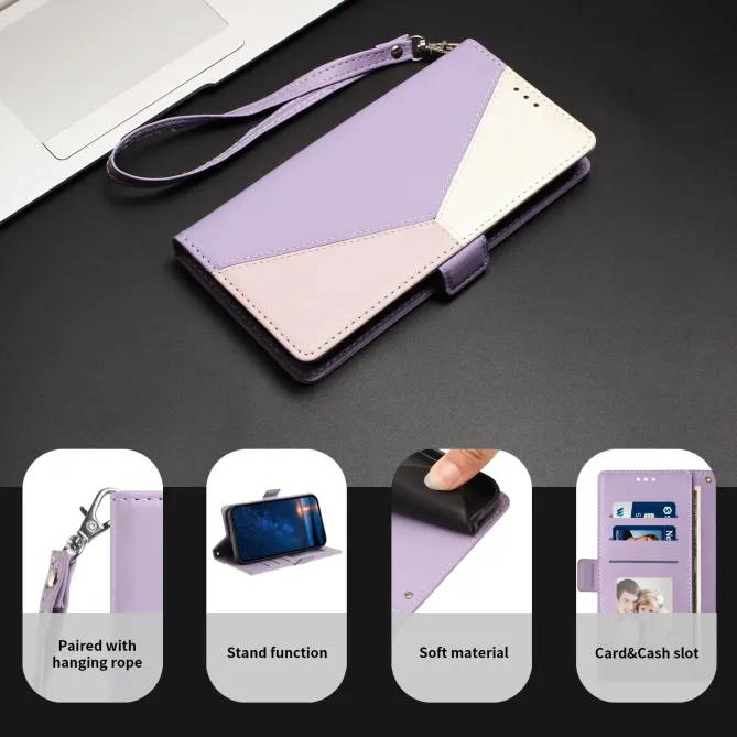 Housse Google Pixel 11 / 11 Pro tricolore anti-RFID avec dragonne