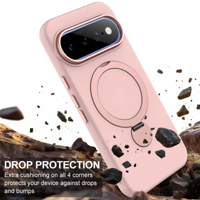 Coque Google Pixel 11 / 11 Pro magnétique avec anneau-support rotatif