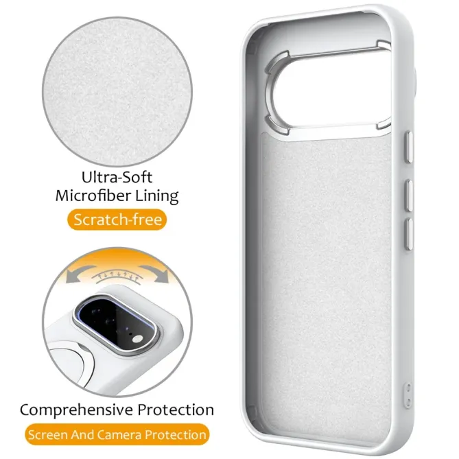 Coque Google Pixel 11 Pro XL magnétique avec anneau-support rotatif