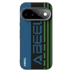 Coque Google Pixel 11 Pro ABEEL magnétique trame tech bleue