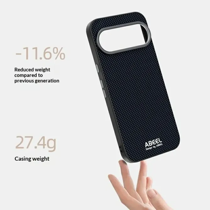 Coque Google Pixel 11 Pro ABEEL magnétique trame noire