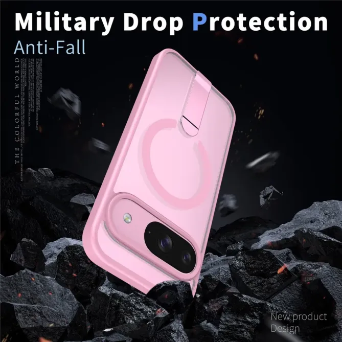 Coque Google Pixel 11 / 11 Pro transparente magnétique avec anneau-support
