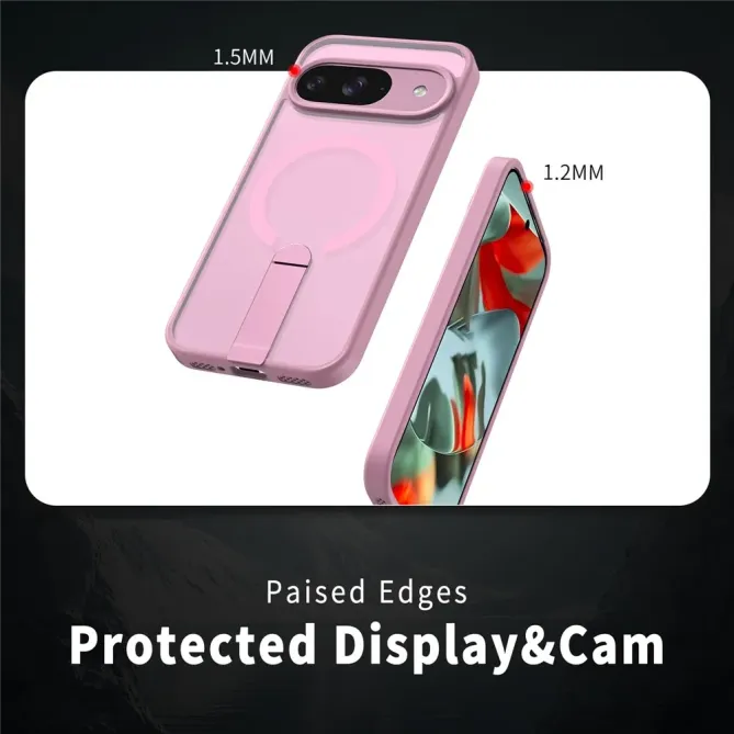 Coque Google Pixel 11 / 11 Pro transparente magnétique avec anneau-support