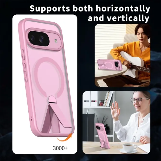 Coque Google Pixel 11 / 11 Pro transparente magnétique avec anneau-support