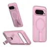 Coque Google Pixel 11 Pro XL transparente magnétique avec anneau-support