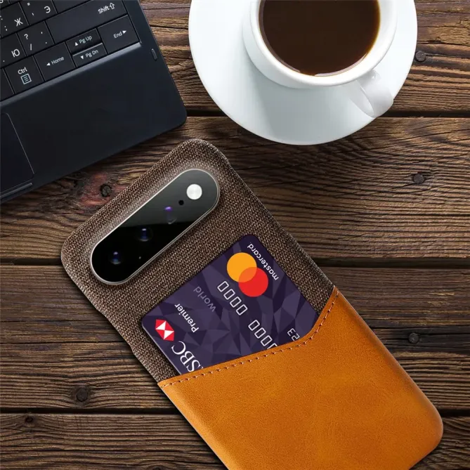 Coque Google Pixel 11 Pro XL textile avec étui carte