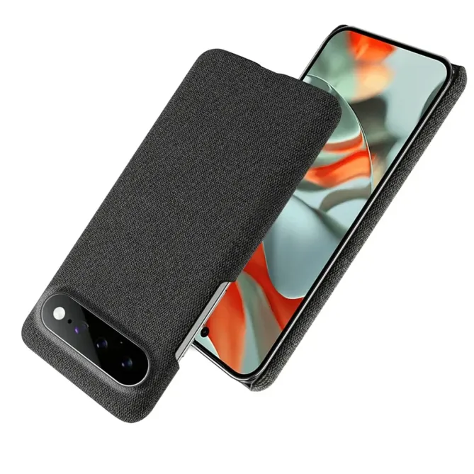 Coque Google Pixel 11 Pro XL textile à dos rigide