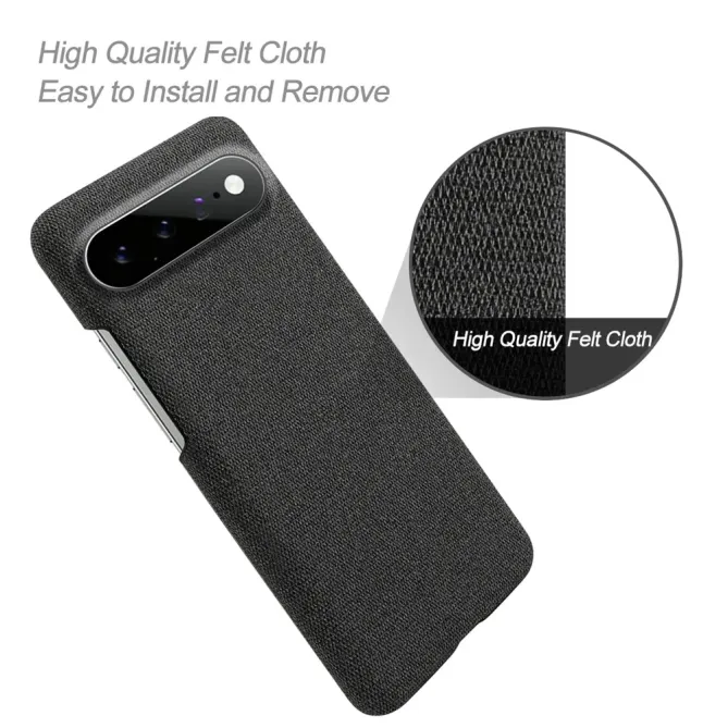 Coque Google Pixel 11 Pro XL textile à dos rigide