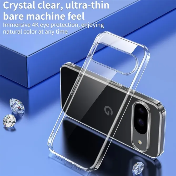 Coque Google Pixel 11 / 11 Pro transparente avec 2 verres trempés