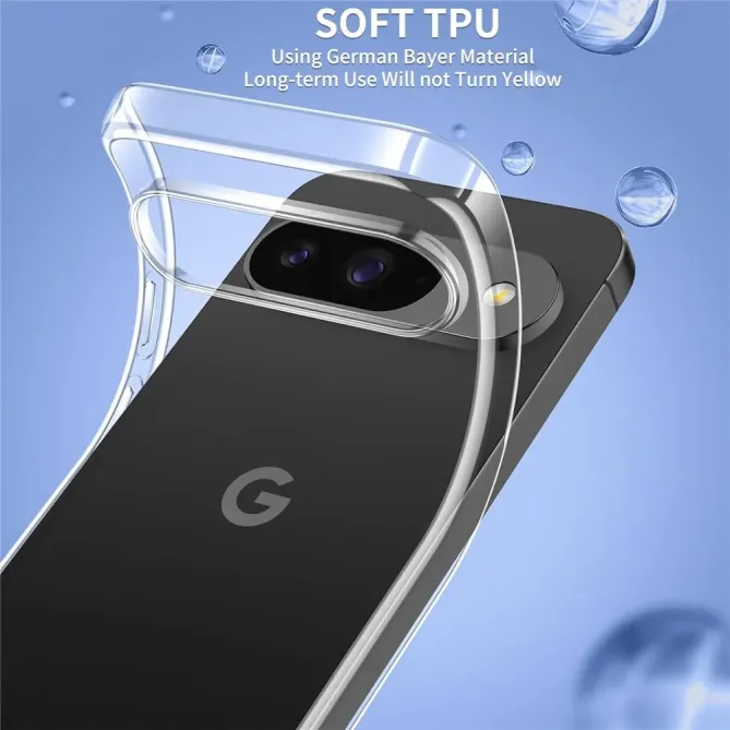 Coque Google Pixel 11 / 11 Pro transparente avec 2 verres trempés