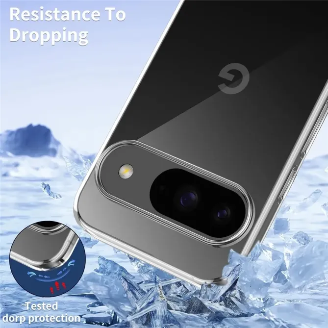 Coque Google Pixel 11 / 11 Pro transparente avec 2 verres trempés