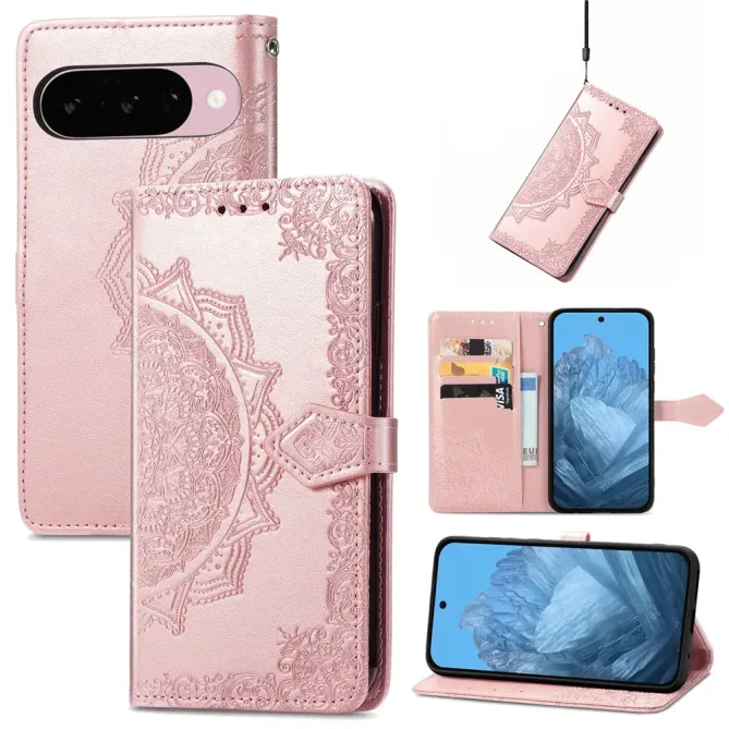 Housse Google Pixel 11 / 11 Pro mandala avec dragonne