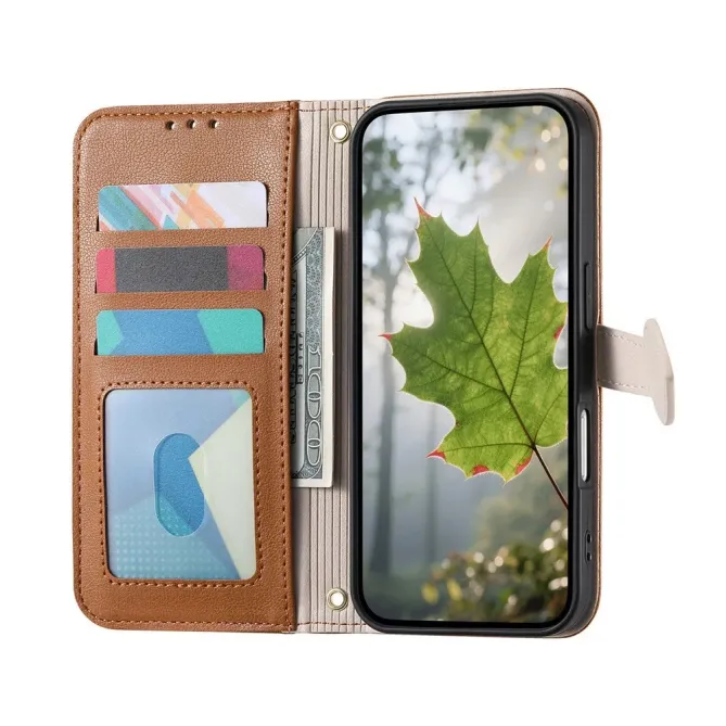 Housse Google Pixel 11 / 11 Pro avec fermoir feuille et poche zippée