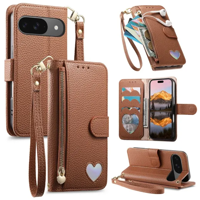 Housse Google Pixel 11 / 11 Pro multirangement zippée avec bandoulière