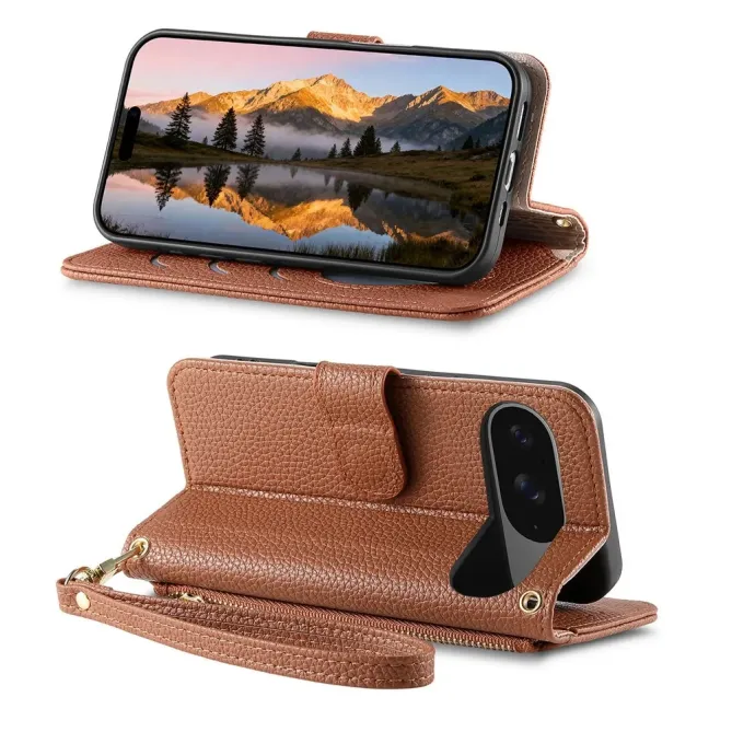 Housse Google Pixel 11 / 11 Pro multirangement zippée avec bandoulière