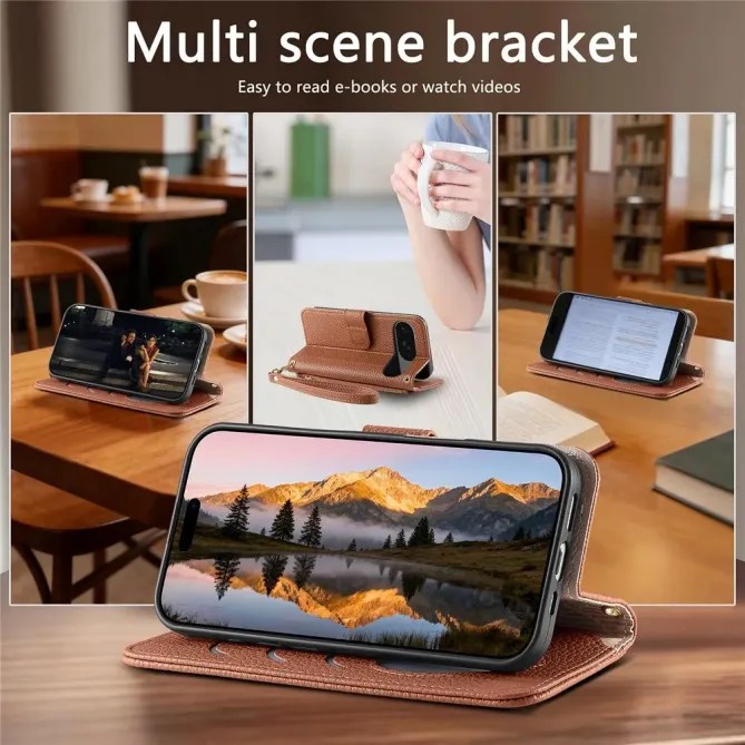 Housse Google Pixel 11 / 11 Pro multirangement zippée avec bandoulière