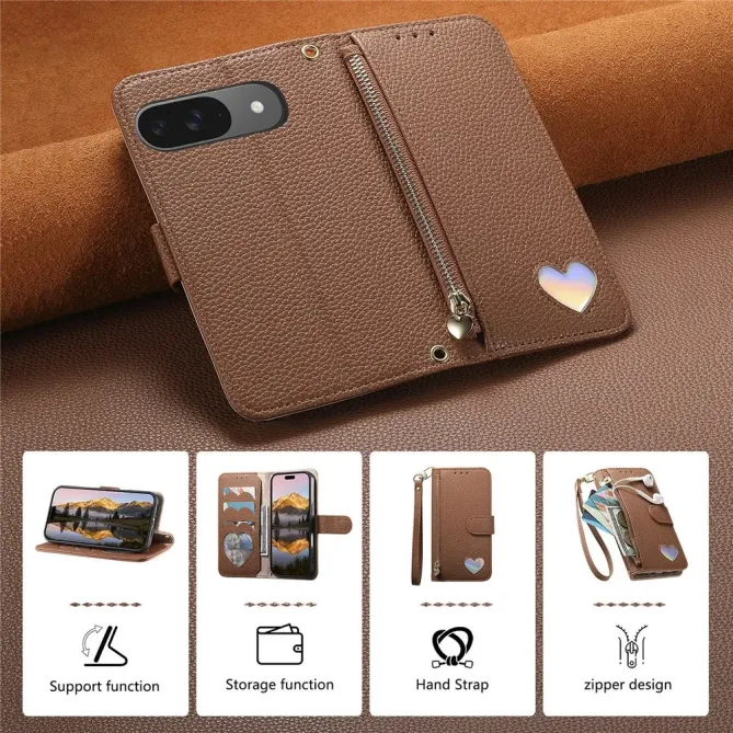 Housse Google Pixel 11 / 11 Pro multirangement zippée avec bandoulière