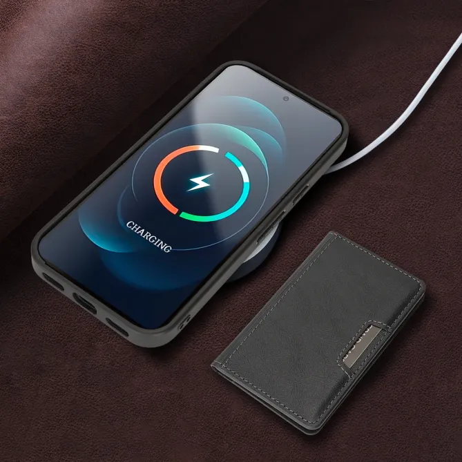 Coque Google Pixel 11 magnétique avec étui cartes pliable