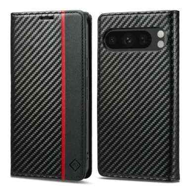 Housse Google Pixel 11 Pro XL carbone à bande verticale