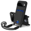 Coque Google Pixel 11 Pro effet silicone avec porte-carte et dragonne en silicone liquide