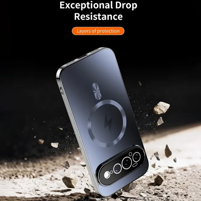Coque Google Pixel 11 magnétique antichoc en TPU, polycarbonate et métal