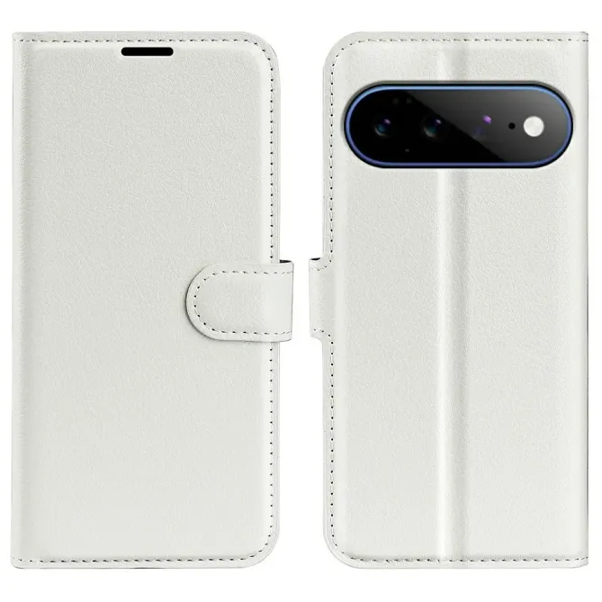 Housse Google Pixel 11 Pro XL grain litchi avec rangements cartes et support