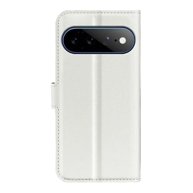 Housse Google Pixel 11 Pro XL grain litchi avec rangements cartes et support