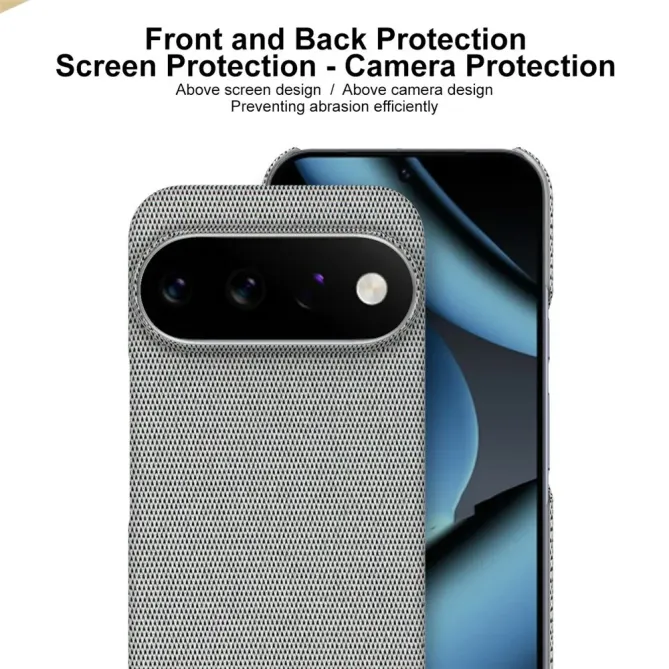 Coque Google Pixel 11 Pro XL IMAK Ruiyi textile à dos rigide