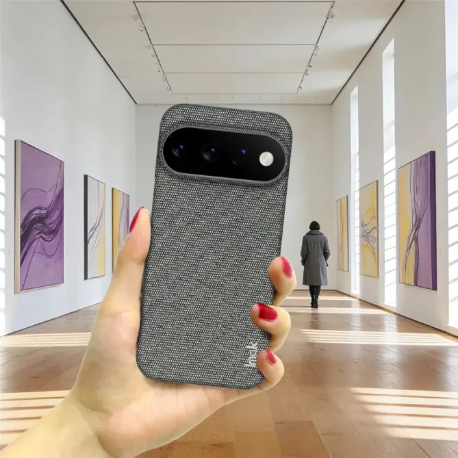 Coque Google Pixel 11 Pro XL IMAK Ruiyi textile à dos rigide