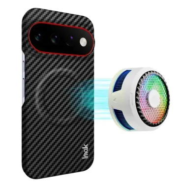 Coque Google Pixel 11 Pro XL IMAK Ruiyi magnétique texture carbone