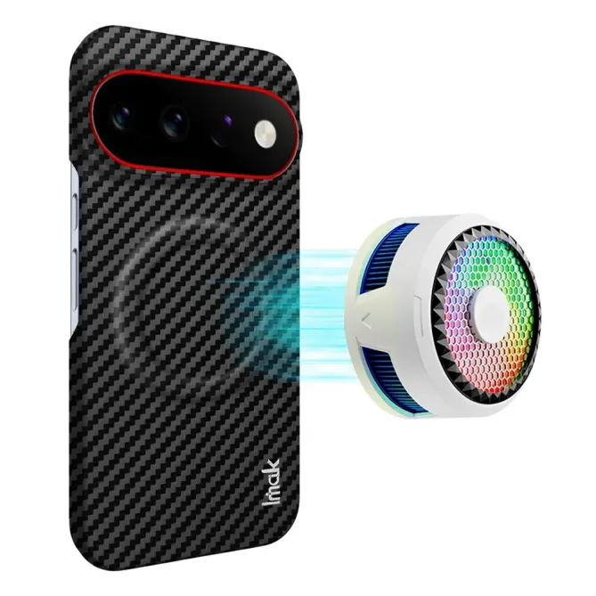 Coque Google Pixel 11 Pro XL IMAK Ruiyi magnétique texture carbone