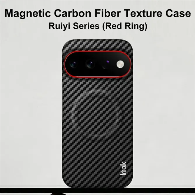 Coque Google Pixel 11 Pro XL IMAK Ruiyi magnétique texture carbone